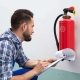 شارژ کپسول آتش نشانی
