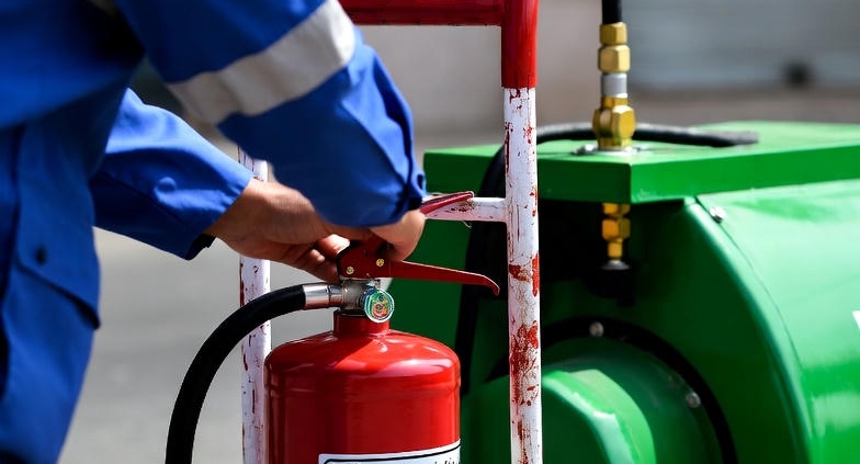 شارژ کپسول آتش نشانی در شرق تهران