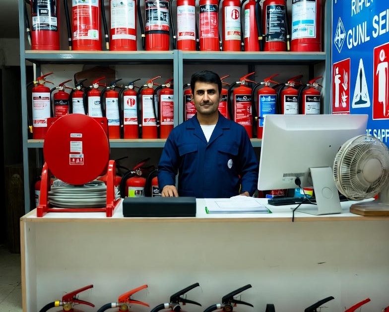 شارژ کپسول آتش نشانی در جنوب تهران