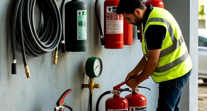 شارژ کپسول آتش نشانی در شمال تهران